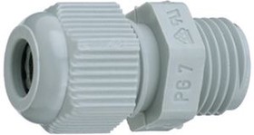 50.016PA-7035, Cable Gland, 10 ... 14mm, PG16, Polyamide, Grey