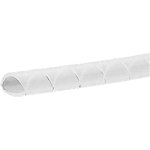 SW11 WH005, Cable Spiral Wrap Tubing, 5 ... 50mm, Polyethylene, 30m, White