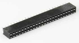 PBD-48 (DS1023 2x24), Гнездо на плату 2.54мм 2х24 прямое