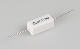 Фото 1/3 SQP 5 Вт 0.18 Ом, 5%, Резистор проволочный мощный (цементный)