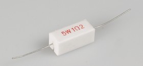 SQP 5 Вт 1.1 Ом, 5%, Резистор проволочный мощный (цементный)