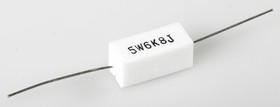 Фото 1/2 SQP 5 Вт 6.8 кОм, 5%, Резистор проволочный мощный (цементный)