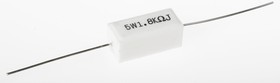 Фото 1/5 SQP 5 Вт 1.8 кОм, 5%, Резистор проволочный мощный (цементный)