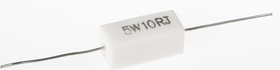 Фото 1/7 SQP 5 Вт 10 Ом, 5%, Резистор проволочный мощный (цементный)