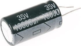 ECAP (К50-35), 10000 мкФ, 35 В, 105°C, Конденсатор электролитический алюминиевый