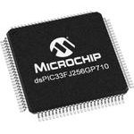 DSPIC33FJ256GP710A-I/PF, MCU 16-bit dsPIC RISC 256KB Flash 3.3V Automotive ...