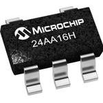 24AA16HT-I/OT, Память EEPROM, I2C, 8x256x8бит, 1,7-5,5В, 400кГц, SOT23-5