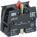 Блок контактный 1р для LAY5 IEK BDK11