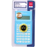 Калькулятор DELI E1710A/BLU, 10+2-разрядный, синий