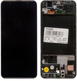 (A307F) дисплей в сборе с тачскрином и передней панелью (модуль) для Samsung Galaxy A30s (SM-A307F) черный OLED