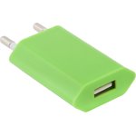 Блок питания (сетевой адаптер) с USB выходом 5V 1А зеленый европакет LP