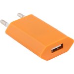 Блок питания (сетевой адаптер) с USB выходом 5V 1А оранжевый европакет LP