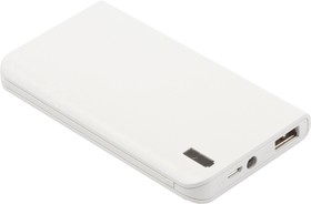 Фото 1/2 Универсальный внешний аккумулятор LP Li-Pol 4000mAh + USB выход 2,1А белый