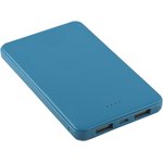 Универсальный внешний аккумулятор LP Li-Pol 5000mAh + 2 USB выхода 1А + 2,1А синий