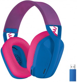 Фото 1/2 Гарнитура Logitech Headset G435 LIGHTSPEED Wireless Gaming BLUE - Retail