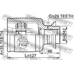 0311-YD2RH, Шрус внутренний правый 35x42x29