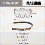 3PK-895, Ремень поликлиновой 3PK895 Masuma