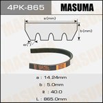 4PK-865, Ремень поликлиновой 4PK865 Masuma