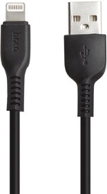 Фото 1/2 Кабель USB HOCO X13 Easy charged Lightning 8-pin, 2.4А, 1м, PVC (черный)