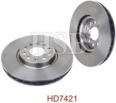 HD7421, Диск тормозной передний VW Sharan Tiguan Kodiaq 1 4TSI 2 0TSI 2 0TDI 10