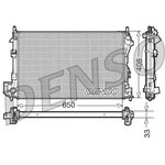 DRM20087, Радиатор системы охлаждения OPEL: SIGNUM 2.0 DTI/2.2 DTI/2.2 ...