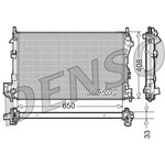 DRM20087, Радиатор системы охлаждения OPEL: SIGNUM 2.0 DTI/2.2 DTI/2.2 ...