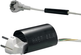 HA67-33.0/5.5-PEX-BK, Heat-Shrink Tubing Polyolefin, 5.5 ... 33mm, Black, 1m