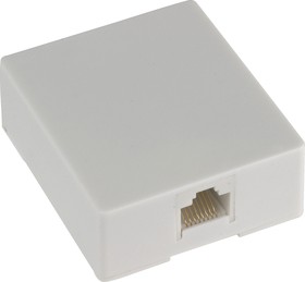TJC-8P8C (KLS12-188-8P8C-I-01), Розетка RJ-45 компьютерная на стену, 1 гнездо