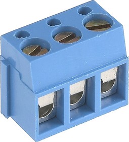 310-031-12, Клеммник винтовой, 3-контактный, 5мм, угловой (OBSOLETE)