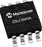 25LC640A-M/SN, EEPROM Serial-SPI 64K-bit 8K x 8 3.3V/5V Automotive AEC-Q100 8-Pin SOIC N Tube