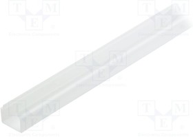 C1070038, Крышка для профилей LED, молочный, 1м, Вид профиля: E7, на корпус