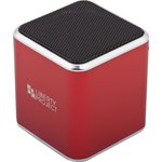 Колонка портативная LP M1 3,5 + USB + microSD + FM радио, красная, коробка