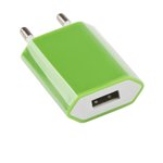 Блок питания (сетевой адаптер) LP с USB выходом 1А зеленый, коробка