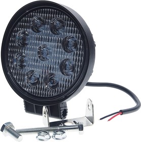 AE27R-9LED-42PC АЕ, Фара рабочего света круглая 115х142x42мм 27W 9LED (рассеянный свет) AVTOELECTRICA