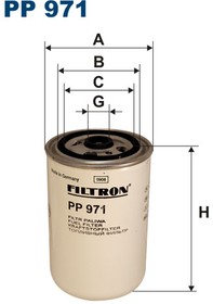 PP971, фильтр топливный, FILTRON | купить в розницу и оптом