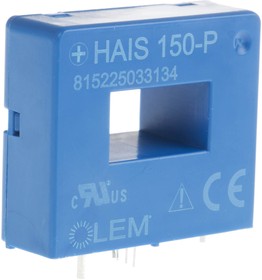 HAIS 150-P, HAIS Series Current Transformer, 450A Input, 450:1, 15 x 8mm Bore, 5 V