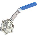 1824505, Stainless Steel Reduced Bore, 2 Way, Ball Valve, BSPP 1/2in