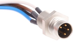 Фото 1/2 RSMF 4/0.5M, Straight Male 4 way M8 to Unterminated Sensor Actuator Cable, 500mm