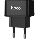 Зарядное устройство HOCO C70A Cutting-Edge 1xUSB, 3А, 18W, QC3.0 (черный)