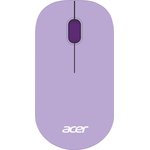 Мышь Acer OMR205, оптическая, беспроводная, USB, фиолетовый [zl.mceee.02k]