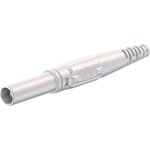 4 mm plug, screw connection, 2.5 mm², CAT III, white, 66.9196-29