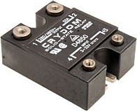 Фото 1/4 D4850, Solid-State Relay - Control Voltage 4-32 VDC - Max Input Current 12 mA - Output 48-530 VAC - Max Load Current 50 ...