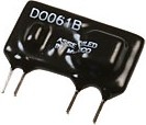 DO061B, PCB Mini-SIP SSR 60 Vdc/1A,2-9Vdc