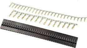 BLS-40 (DS1071-1x40), Гнездо на кабель 1х40 с контактами 2.54мм
