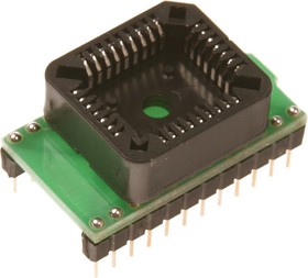 Фото 1/2 DIP24-PLCC32, Адаптер для программирования микросхем 2/4 Кбит E/EEPROM