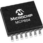 MCP604T-I/ST, Operational Amplifiers - Op Amps Quad 2.7V