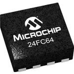 24FC64T-I/MNY, EEPROM Serial-I2C 64K-bit 8K x 8 1.8V/2.5V/3.3V/5V 8-Pin TDFN EP T/R