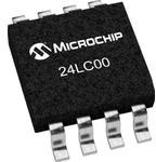 24LC00-I/SN, EEPROM Serial-I2C 128-bit 16 x 8 3.3V/5V 8-Pin SOIC N Tube