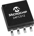 24FC512T-I/SM, EEPROM Serial-I2C 512K-bit 64K x 8 1.8V/2.5V/3.3V/5V 8-Pin SOIJ T/R