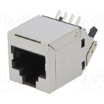 RJJS88142E7A026, Гнездо, RJ45, PIN: 8, Кат: 6, экранированный, Конф ...